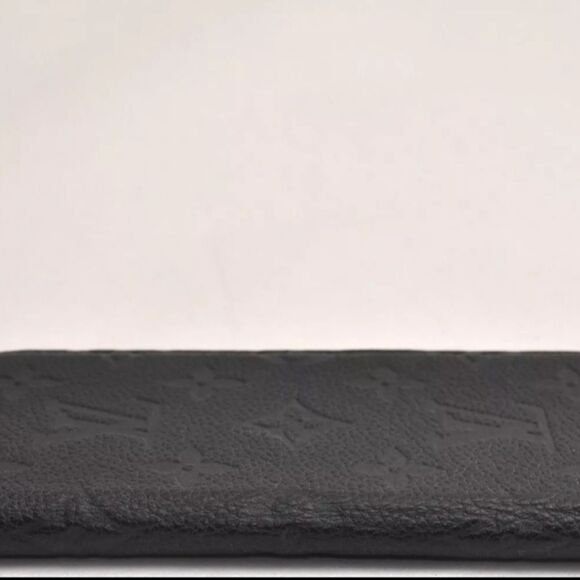 Auth Louis Vuitton Monogram Empreinte Folio iPhone X XS Case M63586 Black 4280H - Picture 4 of 14